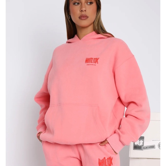 White Fox Archive 6.0 Melon Oversized Hoodie xxs - Picture 2 of 4